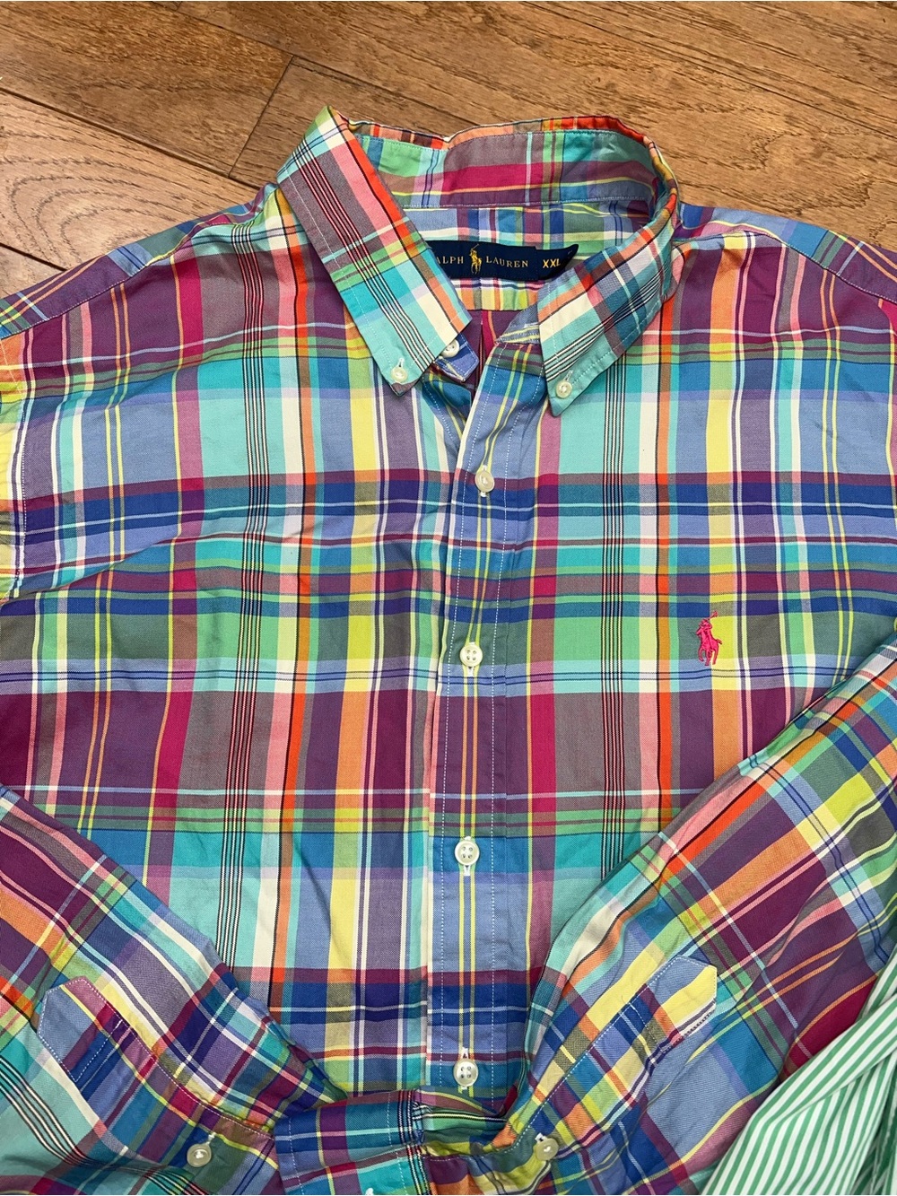 Polo by Ralph Lauren Men’s XXL Bundle of 3 Polo and Button Up with Logo - Picture 5 of 6